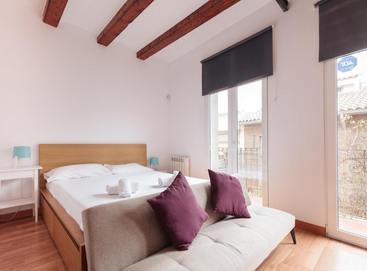Spacious Doubleroom Apartment At Sants Barcellona Esterno foto