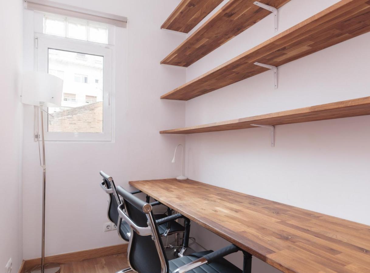Spacious Doubleroom Apartment At Sants Barcellona Esterno foto