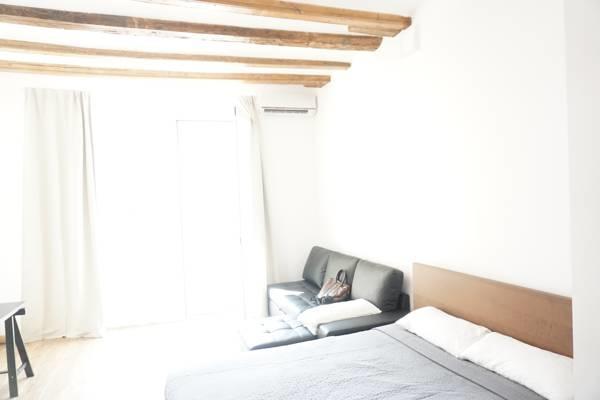 Spacious Doubleroom Apartment At Sants Barcellona Esterno foto
